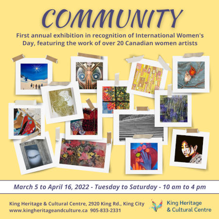 Poster for King City Woman's Day Art Show